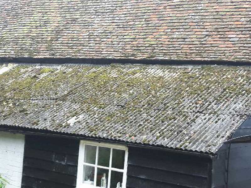 New corrugated roof in knebworth hertfordshire