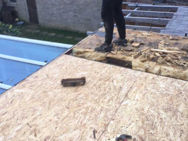 New flat roof in stevenage hertfordshire