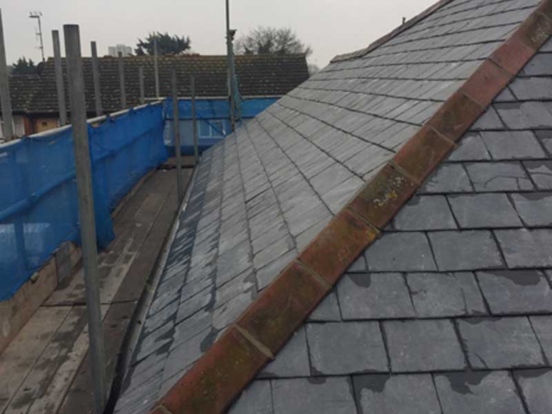 New slate roof in finchley london