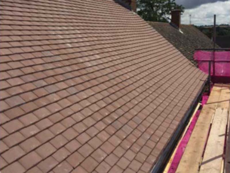 New tiled roof in stevenage hertfordshire