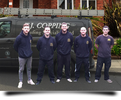 T. J. Copping Roofing Ltd team